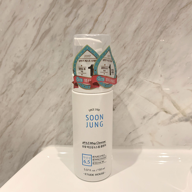 爱茉莉soonjung纯正弱酸性泡沫洗面奶