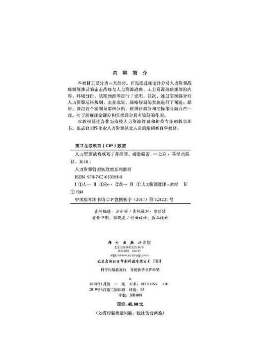 人力资源战略规划 商品图2
