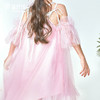 pureshare蓬纱馆宝宝粉色吊带纱裙女童演出走秀礼服裙高端公主裙-粉色手纱系带裙 商品缩略图2