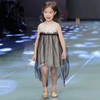 非质量问题不退换~pureshare蓬纱馆 儿童高端礼服公主裙模特走秀演出服洋气连衣裙女-金色黑纱礼服裙 商品缩略图0