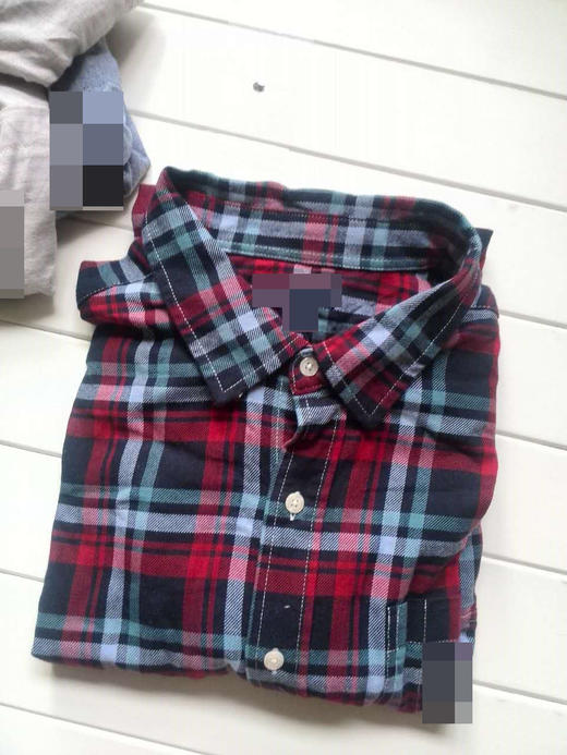 【断码 清仓 凑单】 纯棉格子男士衬衫 男款磨毛长袖衬衫 商品图8