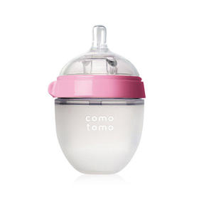 美国Comotomo可么多么 硅胶奶瓶 （150ml）粉色款