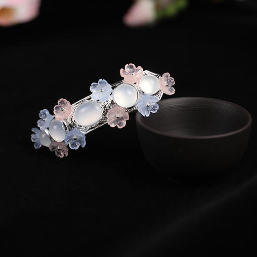 GF-FJ1035仙气璎珞流苏汉服边夹古风发簪TZW 商品图3