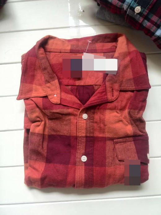 【断码 清仓 凑单】 纯棉格子男士衬衫 男款磨毛长袖衬衫 商品图9