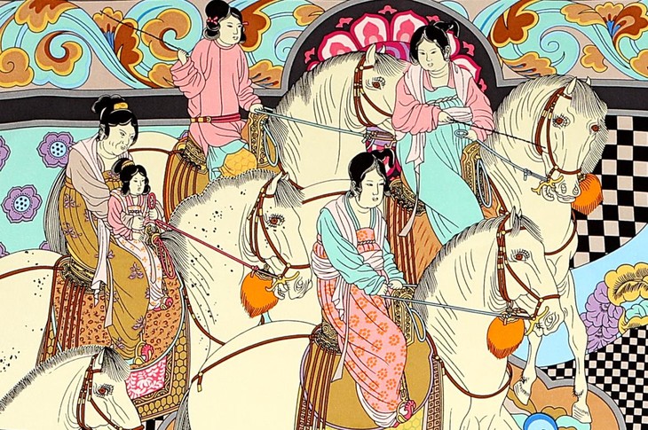 新艺74丝巾盛唐气象