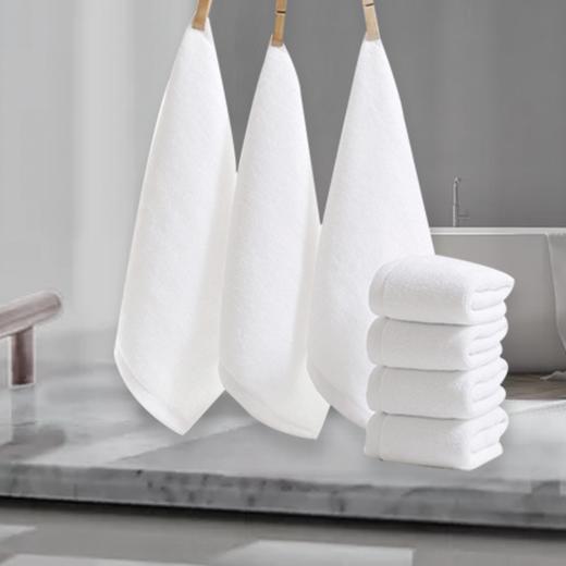 【会员专享】酒店同款 | 维也纳酒店专享 全棉方巾 洗脸巾手巾 纯白色 2条装（34*34cm） 商品图8