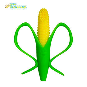 美国Baby Banana香蕉宝宝婴儿玉米牙胶 硅胶磨牙棒咬咬胶无毒玩具