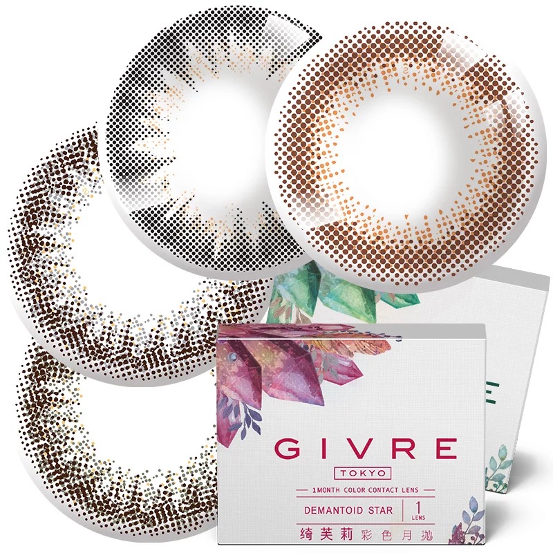 「四川自营仓发货」Givre 绮芙莉 日本美瞳 中文版 月抛1片装