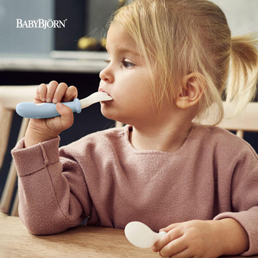 瑞典BabyBjorn宝宝汤匙和叉子餐具套装4件装儿童辅食套装 商品图5