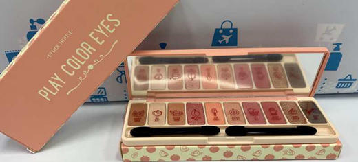 爱丽小屋 蜜桃盘 十色眼影盘（401307） 商品图0