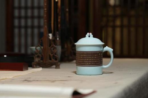 瑞龙大师盖杯  谈志坚制 商品图0