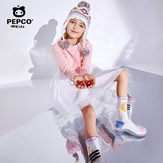 703 中大童长袖连衣裙儿童网纱洋气 商品图2