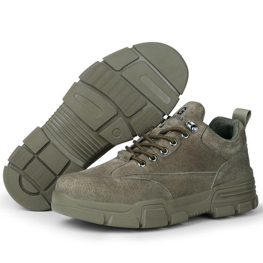 劳保鞋男透气钢包头防砸防刺耐磨橡胶大底舒适防臭安全工作鞋 商品图5