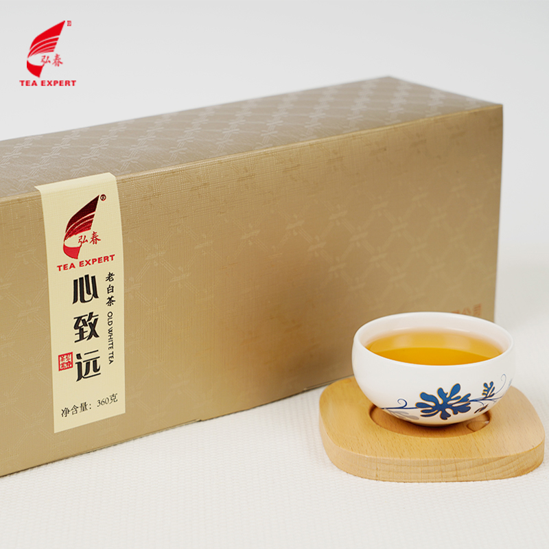 弘春心致远老白茶条装360克包邮