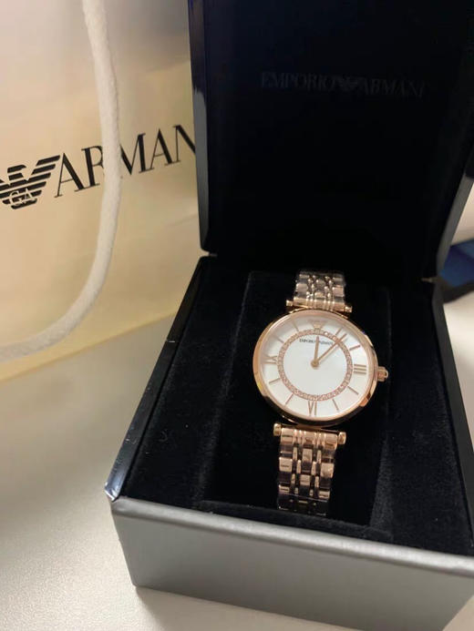 阿玛尼玫瑰金摩天轮女款手表 商品图3