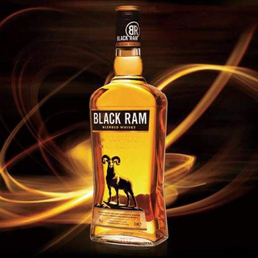 2瓶 保加利亚blackram黑公羊威士忌原装进口200ml/瓶