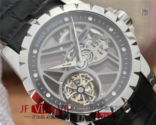 JB罗杰杜彼EXCALIBUR王者系列RDDBEX0260（RDDBEX0393的运动版本，45mm直径，保险盖护桥巴蒂，和原装一样送上链器） 商品图3