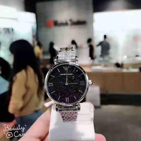 阿玛尼 蓝色星辰女款手表 正品