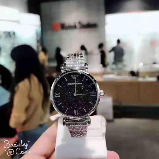 阿玛尼 蓝色星辰女款手表 正品 商品图0