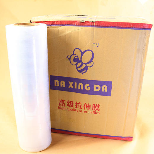 缠绕膜塑料薄膜拉伸膜大卷工业塑料膜包装膜PE薄膜 商品图3