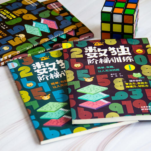 《数独阶梯训练》4册 送10节黄中华视频课 每天几分钟，让娃练出强大脑！ 商品图1