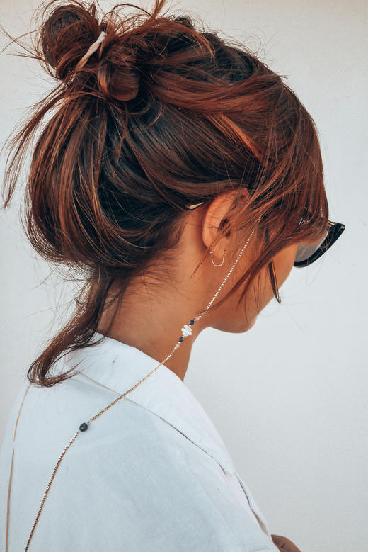 ｜YAY-Lunettes-Riviera 天然青金石 眼镜链［法国设计师］ 商品图0