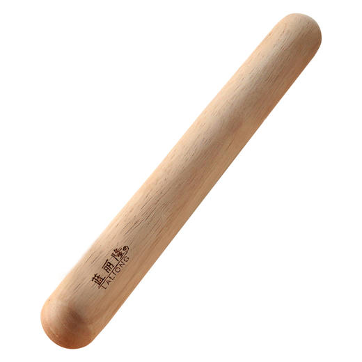 蓝丽隆擀面杖实木滚轴压面棍饺子皮擀面棍杆面棍擀面棒30CM 商品图2