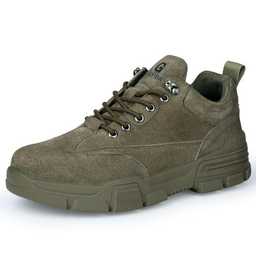 劳保鞋男透气钢包头防砸防刺耐磨橡胶大底舒适防臭安全工作鞋 商品图2