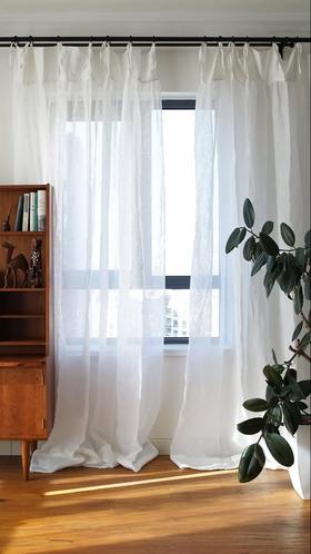 伽罗 JALO 裙摆式薄亚麻窗纱(窗帘)