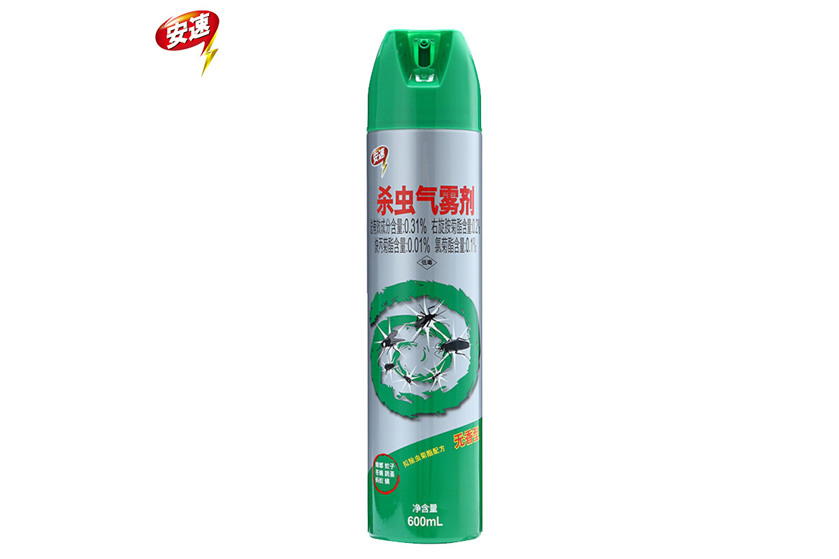ARS安速 杀虫剂蟑螂药杀虫气雾剂杀蚊除螨杀苍蝇除跳蚤杀蟑灭蚁杀飞虫无味型 600ml 灭蟑灭虫剂除虫剂杀虫水