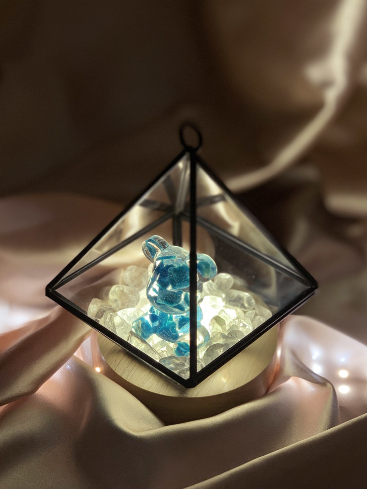 多宝水晶滴胶摆件