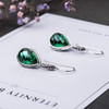 JP-903011808-36欧美时尚水滴镂空镶嵌雕花绿水晶耳坠 商品缩略图2