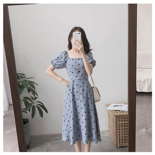 裁缝学苑 AW55法式复古连衣裙1:1实物服装纸样剪裁图纸牛皮纸样 商品图5