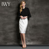 IWY/内搭衬衫气质职业正装修身白色/黑色时尚衬衣通勤收腰女式衬衫B0185 商品缩略图3