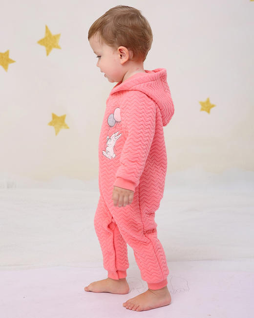 棉果果春秋冬三季女童空气层对开连体衣M322722619543 商品图1