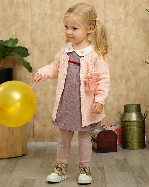 棉果果春秋季女童纯棉磨毛打底裤  M322206219456 商品图9