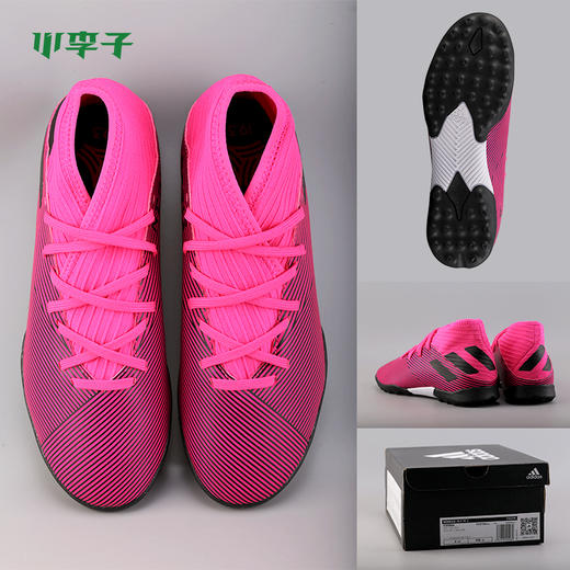 小李子专正品adidas阿迪达斯NEMEZIZ19.3 TF碎钉足球鞋童款F99944 商品图3