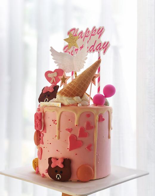 布朗熊MM（加高款定制蛋糕） 商品图2