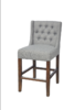 NS家居nsfurniture软包布艺拉点高低吧椅-深灰NSBA-4046/4046B 商品缩略图1