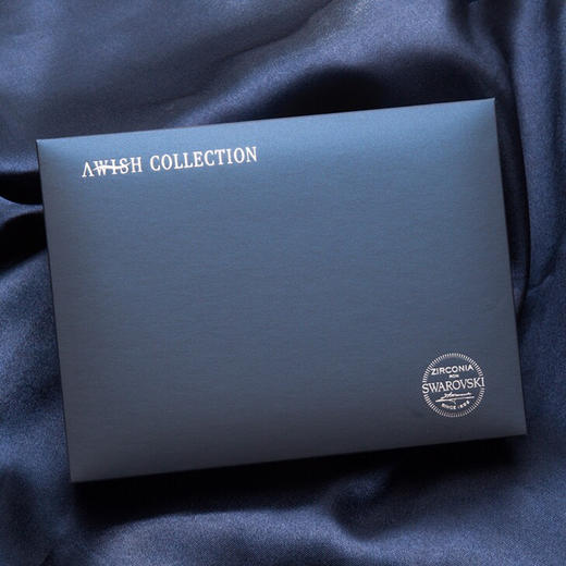 Awish collection施华洛世奇钻 项链耳钉简约套装 商品图9