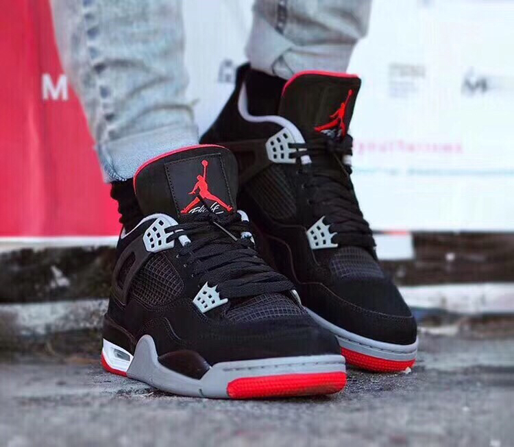 年度必入款完美公司级aj4bred黑红全鞋原装材料台湾原厂高密度牛八戈
