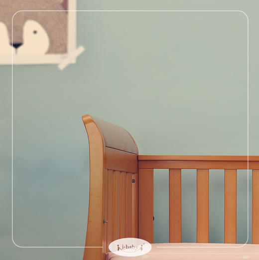 【有问题下架】i-baby天鸿Tino宝贝进口榉木童床婴儿床实木宽大童床欧式多功能婴儿床 商品图5