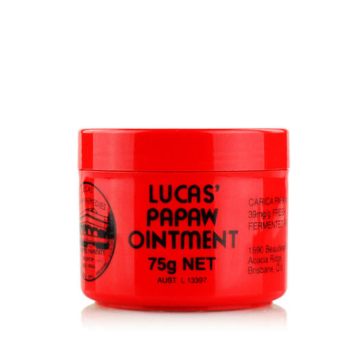 澳洲Lucas Papaw番木瓜膏 无色万用润唇膏保湿止痒祛痘25g/75g 商品图4