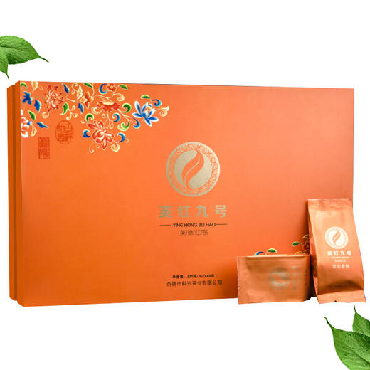 正宗英德红茶 广东特产 工夫红茶叶 225克礼盒精装（5克×45袋） 商品图0