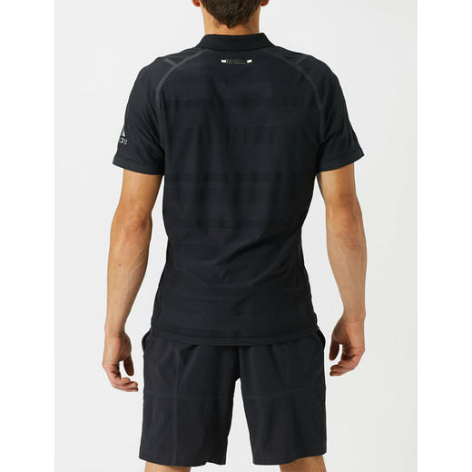 Adidas MCODE 网球立领Polo衫 透气T恤短袖 商品图3