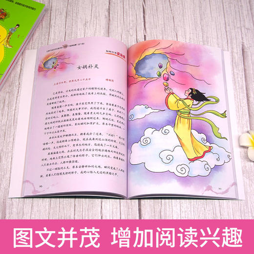 【开心图书】让孩子成为作文高手的100个经典故事全彩插画版共5册 商品图3