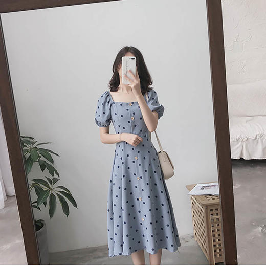 裁缝学苑 AW55法式复古连衣裙1:1实物服装纸样剪裁图纸牛皮纸样 商品图4