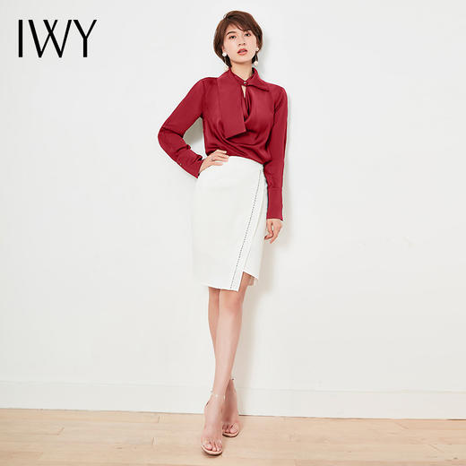 IWY/ 红色长袖衬衣3B18311 商品图3