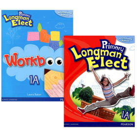 培生香港朗文小学英语教材1a全套 英文原版 Pearson Primary Longman Elect 1A 学生用书+练习册2本 英文版进口英语书籍