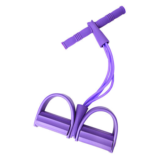 【轻松练出好身材】脚蹬拉力器绳 减腰腹减小腿减胳膊懒人健身器材用多功能 一器多用 弹力十足 商品图7